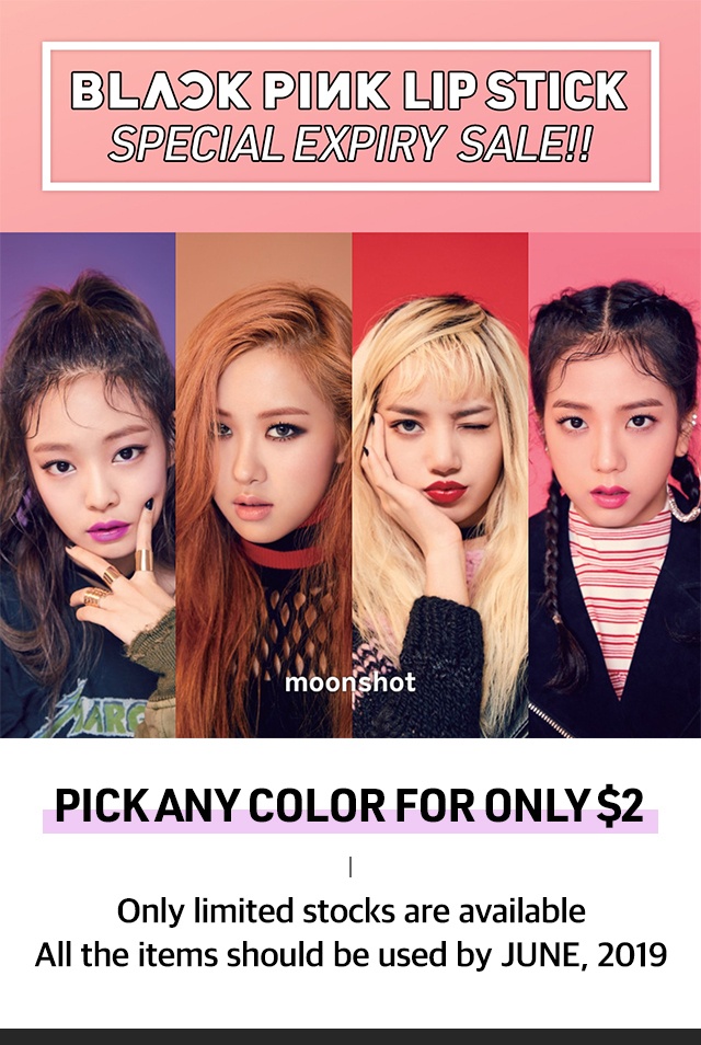 g sale] black pink lip feat lipstick