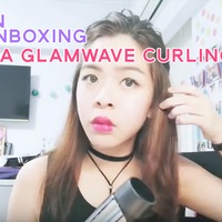 Unboxing + trying out the VODANA Glamwave curling wand!