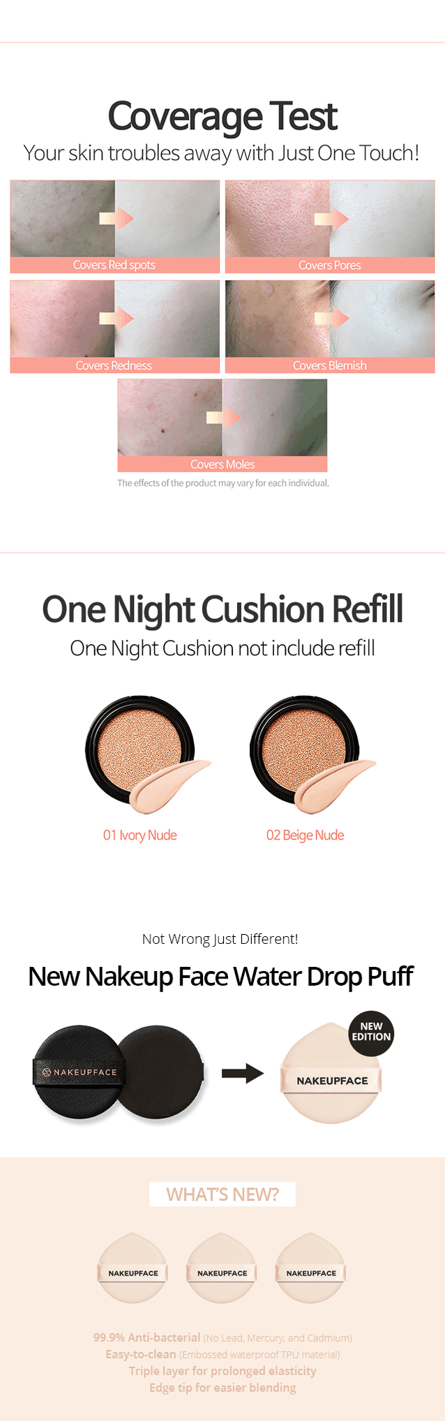 Brand: NAKEUPFACE - One Night Cushion