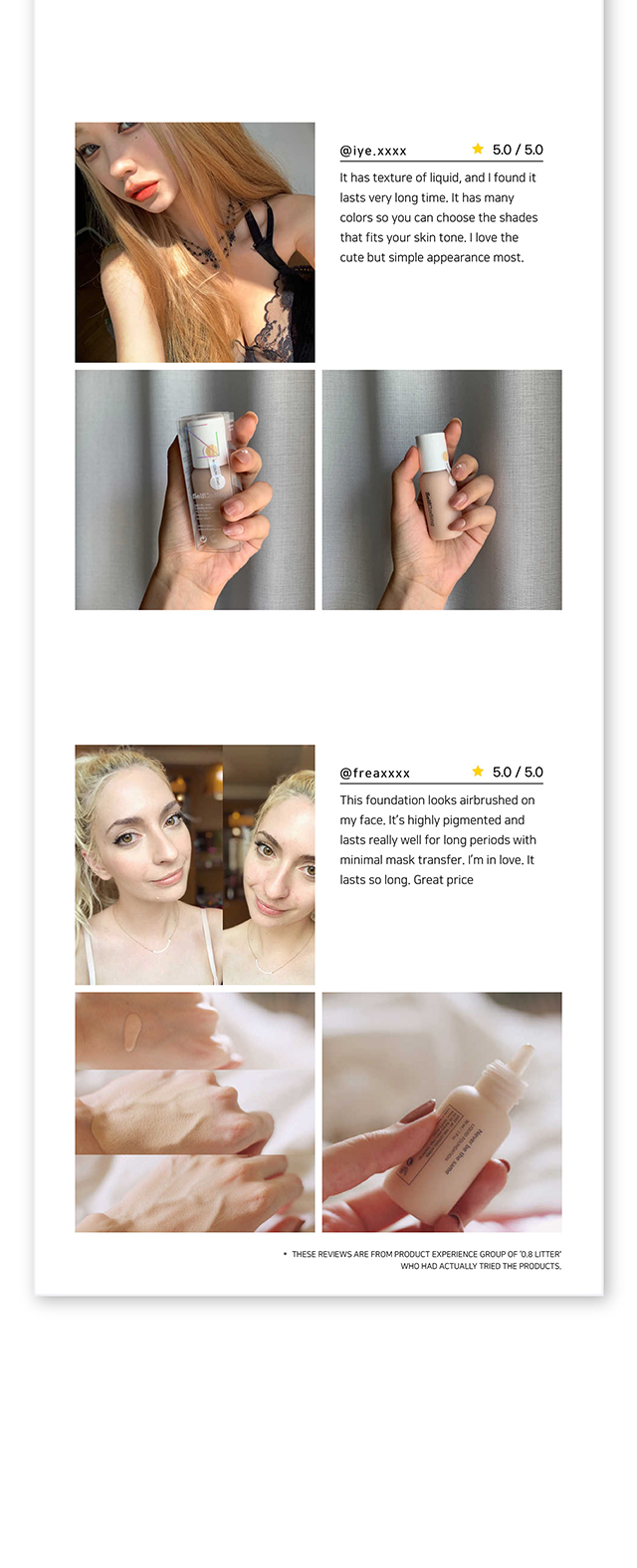 Brand: SelfCoding - Never be the same Liquid Foundation