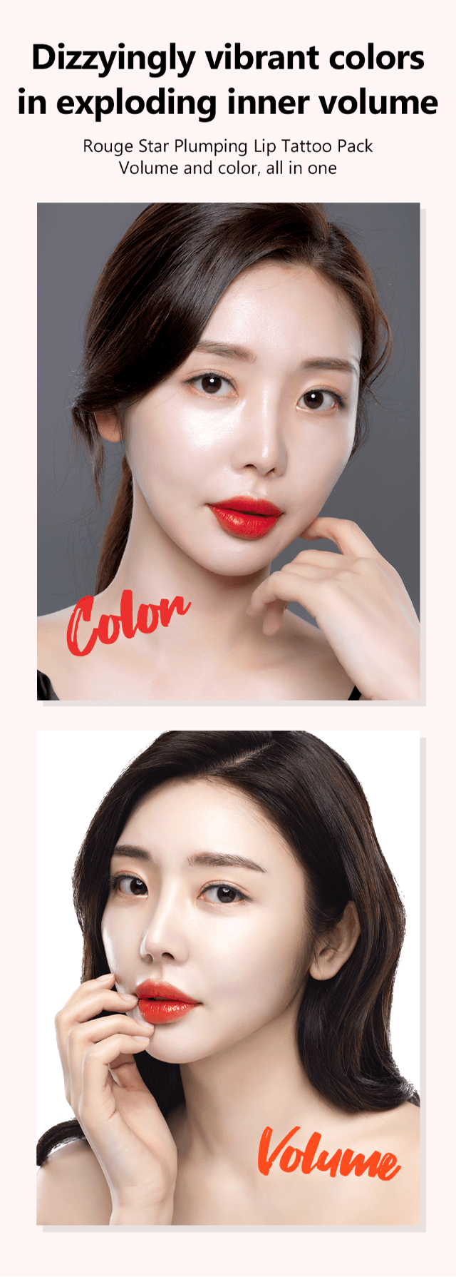Brand: CATRIN - Rouge Star Plumping Lip Tattoo Pack