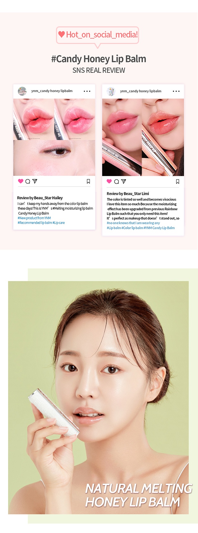 Brand: Y.N.M - Honey Lip Balm