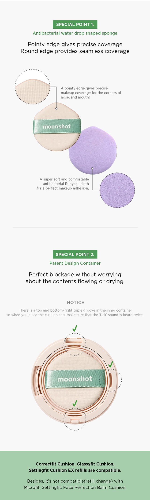 Brand: MOONSHOT - Micro Calming Fit Cushion