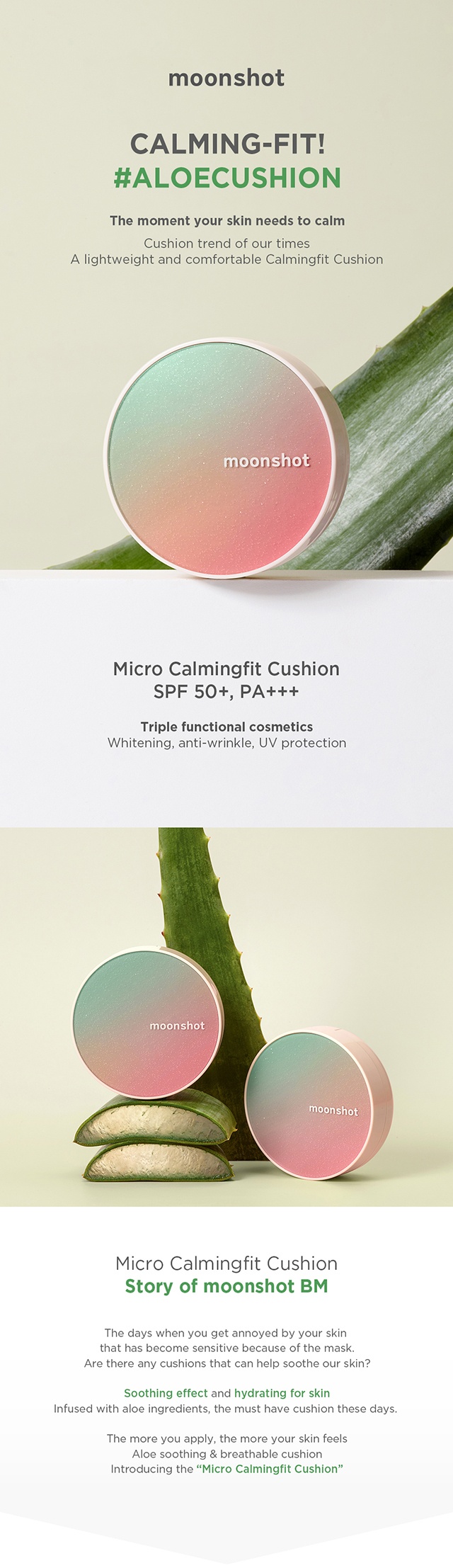 Brand: MOONSHOT - Micro Calming Fit Cushion
