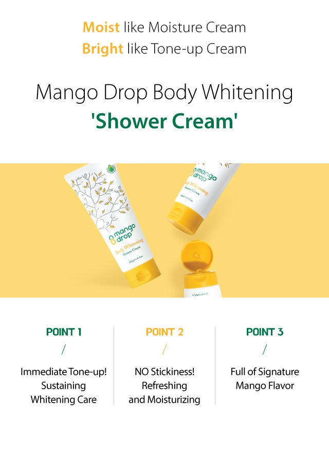 Brand: Mangodrop - Body Whitening Shower Cream (Niacinamide)(EXP.2023.07.21)