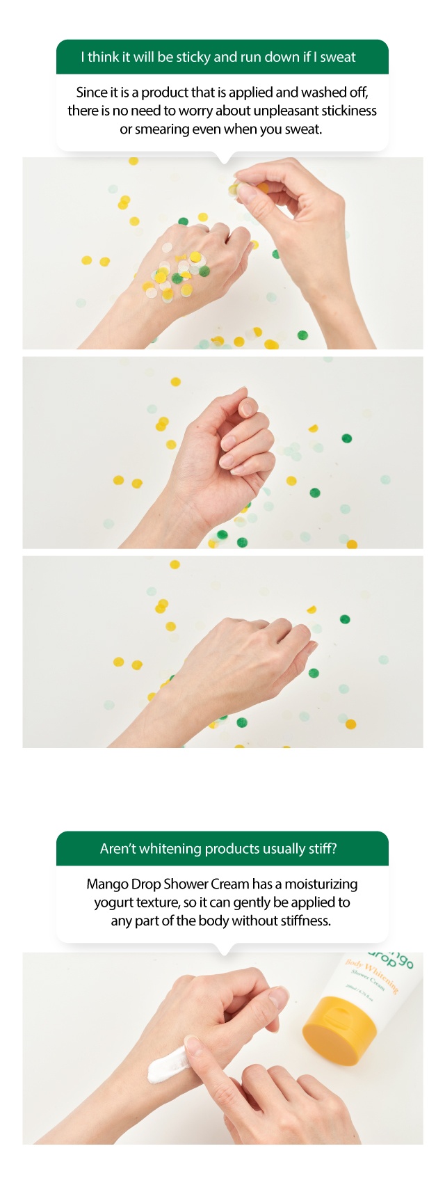 Brand: Mangodrop - Body Whitening Shower Cream (Niacinamide)(EXP.2023.07.21)