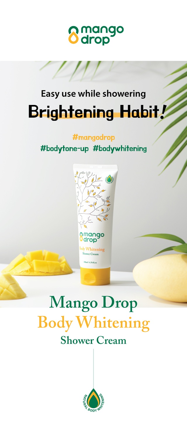 Brand: Mangodrop - Body Whitening Shower Cream (Niacinamide)(EXP.2023.07.21)