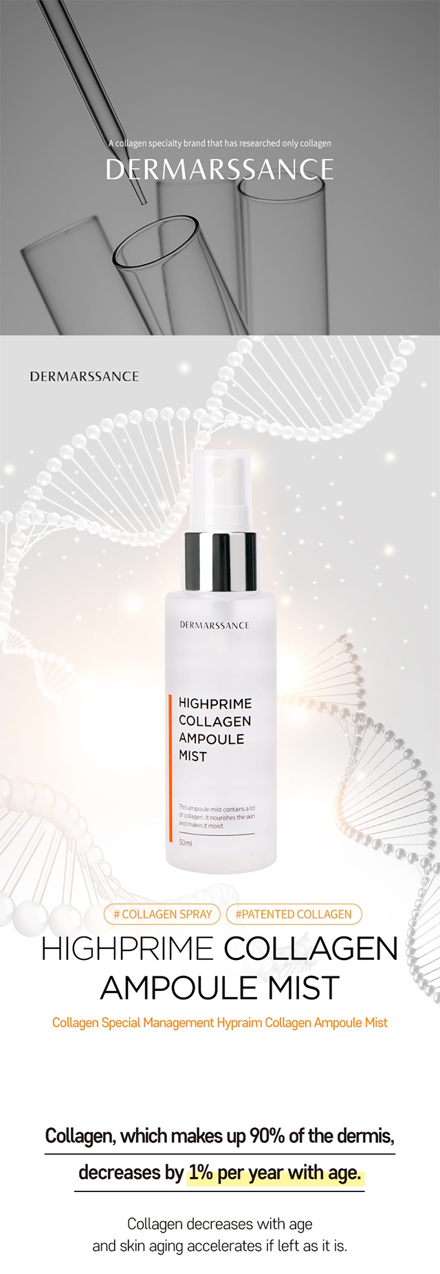 Brand: Dermarssance - Highprime Collagen Film / Collagen Ampoule Mist