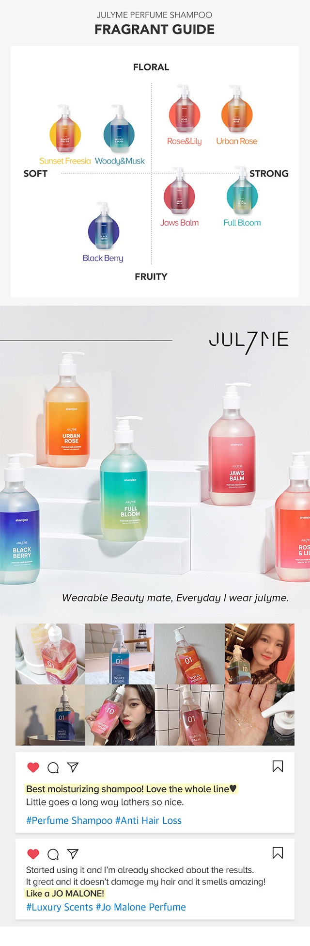 Brand: JUL7ME - Anti-Hair Loss Perfume Hair Shampoo 500ml