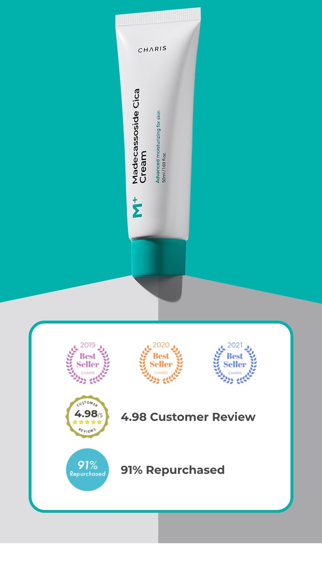 Brand: CHARIS - 2nd M+ Madecassoside Cica Cream