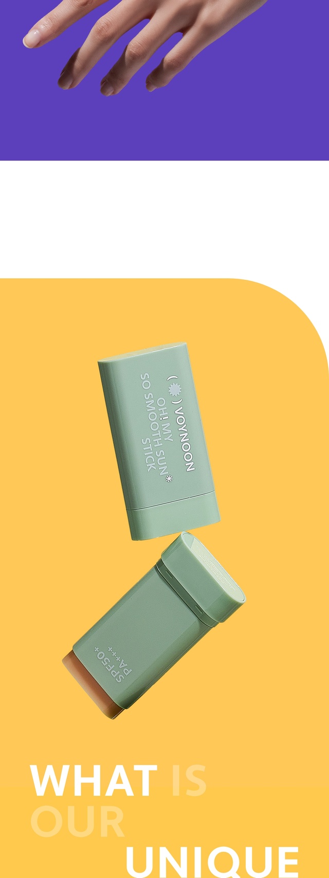 Brand: VOYNOON - Oh my so smooth sunstick SPF 50+ PA+++