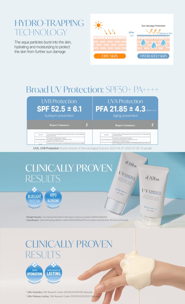 Brand: d'Alba - Waterfull Essence Suncream 50ml