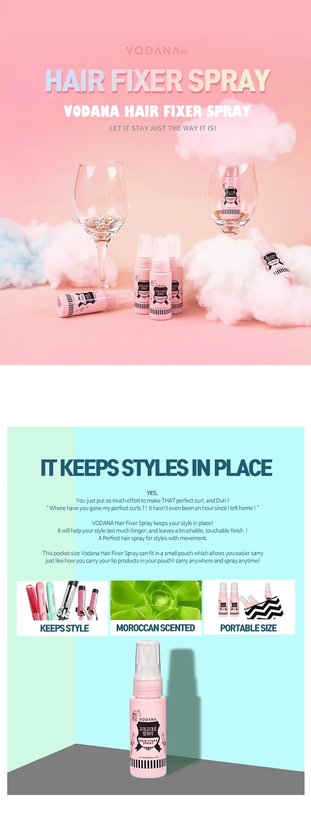 Brand: VODANA - Freeze! Hair Fixer Spray