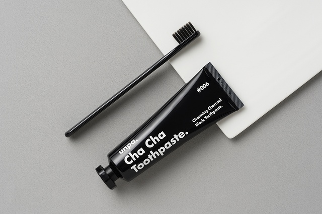 cha cha toothpaste & toothbrush